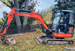 3.5t minibagr Kubota +NOVÉ PASY - 2