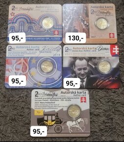 2€ pamätná minca Emisia Autora Coincard - 2