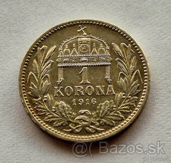 1 Koruna 1916 K.B František Jozef I. - 2