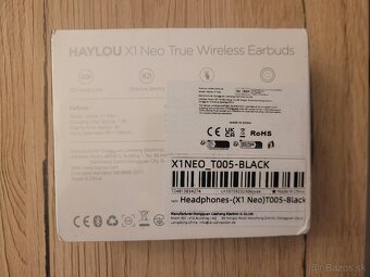 Bluetooth slúchadlá Haylou X1 Neo - Čierne - 2