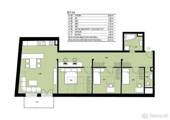 Byty na Hornej - Podkrovný 4-izbový byt v centre Banskej Bys - 2