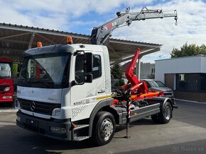 MERCEDES-BENZ ATEGO 1222 HÁKOVÝ NOSIČ HYDRAULICKÁ RUKA HIAB - 2