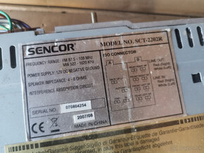 autoradio sencor sct 2202r - 2