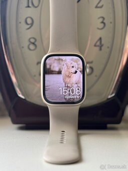 Apple Watch Series 8 (41mm) - Hviezdna Biela + príslušenstvo - 2