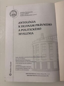 UK BA - PF - Antológia k dejinám právneho a polit. myslenia - 2