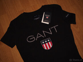 Gant dámske čierne tričko - 2