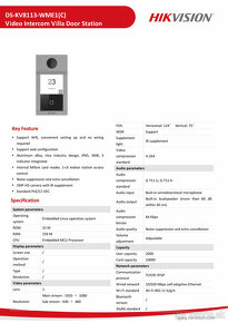 videovrátnik - Hikvision DS-KV8113-WME1(B) - 2