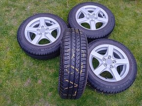 15" ALU 5x114,3 zn ENZO + letné 185/65 r15 8mm... TOP sada - 2