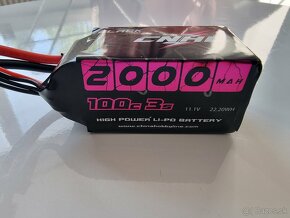 LiPo batéria 3S 11.1V 2000mAh 100C - 2