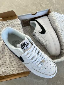 Nike air force 1 tenisky bielo čierne - 2