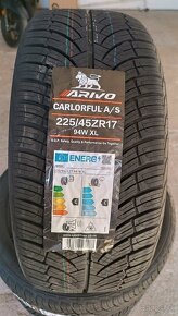 celoročné pneumatiky rozmer 225/45 R17 nepoužité - 2