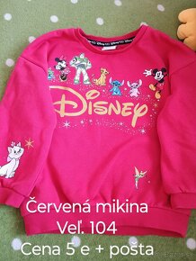 Mikina + tričko s dlhým rukávom disney - 2