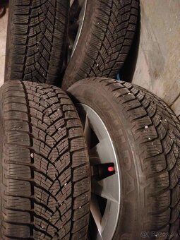 4ks alu disky orig. Škoda 5x112 R17 zanovne 205/55 R17 8mm - 2