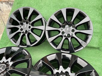 R18 5x112 Original Mercedes Multispoke Black Mirror 8J ET56 - 2