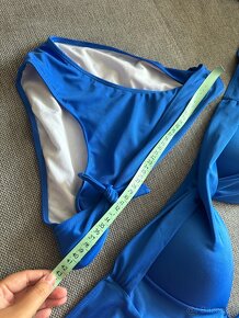 Modré plavky bikini L/XL kráľovská modrá - 2