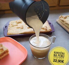 Konvička na penu na kávu, cappuccino od Tupperware - 2