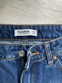 Predám takmer nenosené rifle mom jeans Pull&Bear, veľkosť 38 - 2