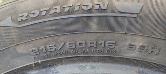 Predám Zimné pneumatiky 215/60R16 - 2