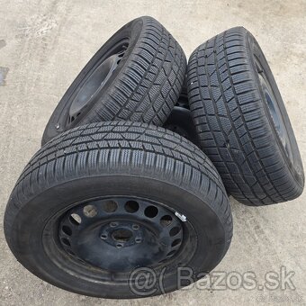 PLECHOVÉ DISKY 5x112 R16 S PNEU 215/60 R16 - 2