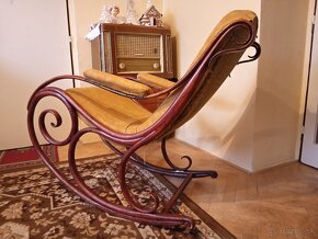 Thonet hojdacie kreslo z cca 1860 roku - 2