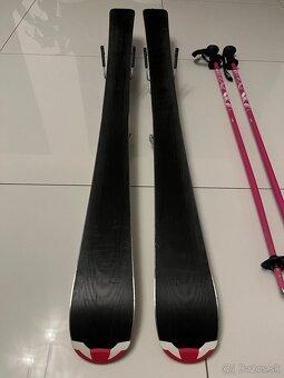 Detské lyže 110cm Tecnopro sweety  s palicami - 2