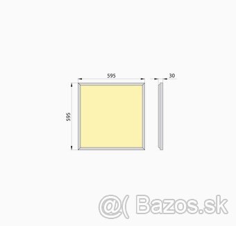 Led podhľadový panel  60 LED/40W/230V 4000K IP40 - 2