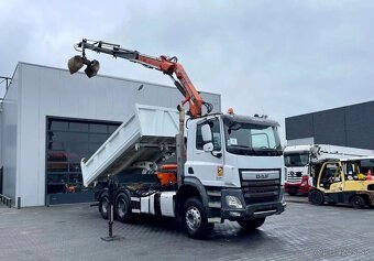 DAF CF460 Trojstranný sklapač s hydraulickou rukou  EURO6 - 2