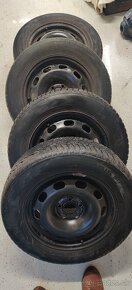 Plechové disky a pneu 195/55 r15 - 2