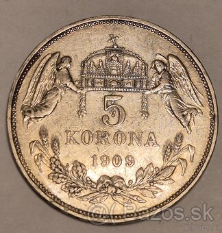 5 Koruna 1909 K.B František Jozef I. - 2