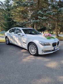 AUTO NA SVADBU, SVADOBNÉ AUTO, prenajom ,BMW 730 d - 2