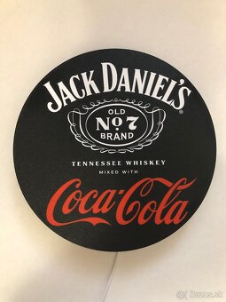 Lightbox / LED box / Lampička JACK DANIELS coca cola - 2