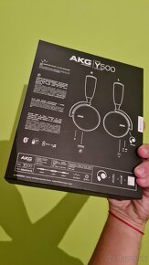 Bluetooth slúchadlá AKG Y500 - nové, raz použité - 2