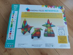 Magnetická stavebnica MAGNA-TILES METROPOLIS - 110 kusov - 2