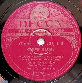 WOODY HERMAN, šelakové gramodesky Decca z let 1940 a 1941 - 2
