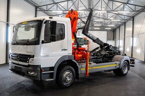 MERCEDES ATEGO 1222 HÁKOVÝ NOSIČ KONTAJNEROV + HYDR. RUKA - 2