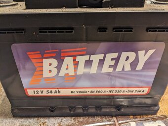 Autobateria XT Battery 12 V 54 Ah - 2