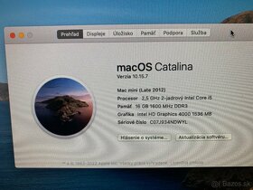 Apple Mac MINI mid 2012  i5 16G ram 560G fusion - 2