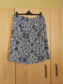Dámska sukňa C&A modrobiela č. XL - 2