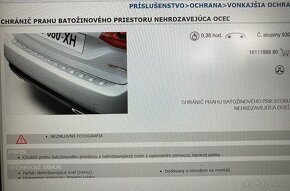 Lišta ochranná pre zadný nárazník Peugeot 308 SW - 2