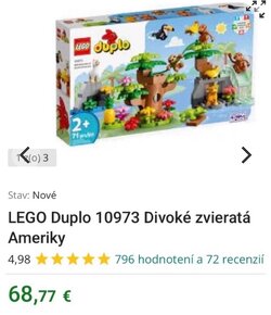 Lego duplo  divoké zvieratka 10973 - 2