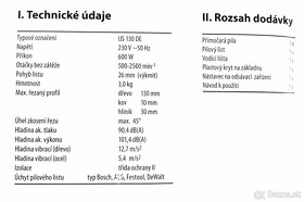 Priamočiara píla EXTOL INDUSTRIAL IJS 130 DE - 2