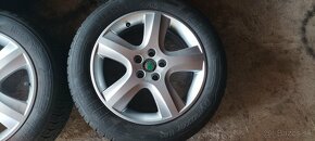 SADA ALU DISKOV 5X100 PNEU. 205/55R16 SKODA VW - 2