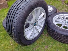 17" ALU 5x112 orig BMW /aj ine/ + letné 225/55 r17 Conti TO - 2