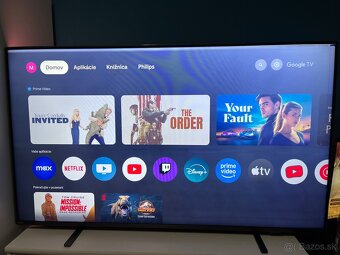 Predám Smart Tv Philips 55 Ambilight s poškodenou obrazovkou - 2