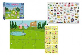 Magnetické puzzle zajačik Bing alebo prasiatko Peppa Pig - 2