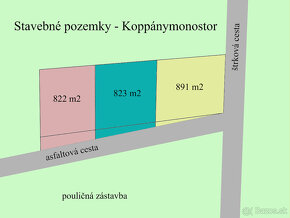 NA PREDAJ STAVEBNÉ POZEMKY - KOMÁROM (KOPPÁNYMONOSTOR) - 2