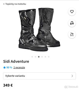 Kvalitne cizmy SIDI Adventure goretex, vel. 42 - 2