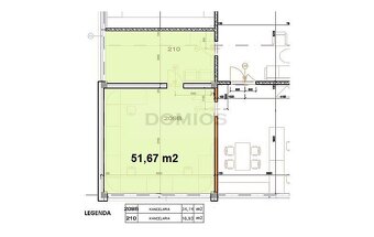 Klim. kancel. celok širšie centrum (51,67 m2, 2k, KE-Juh) - 2