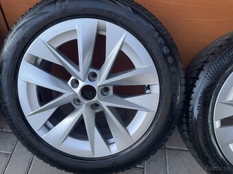 Orig.skoda alu disky 5x112 205 55 R17 Zimné - 2