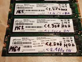 SSD 256GB MICRON M600 MLC M.2 SATA 2280 80mm - 2